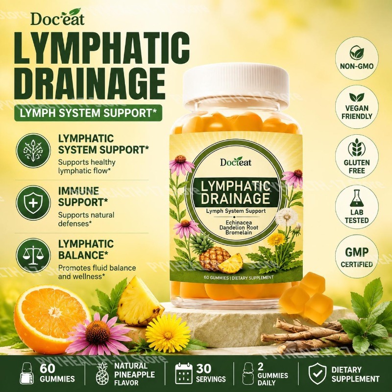 Herbal Wellness For You - Docteat Lymphatic System Support Gummies with