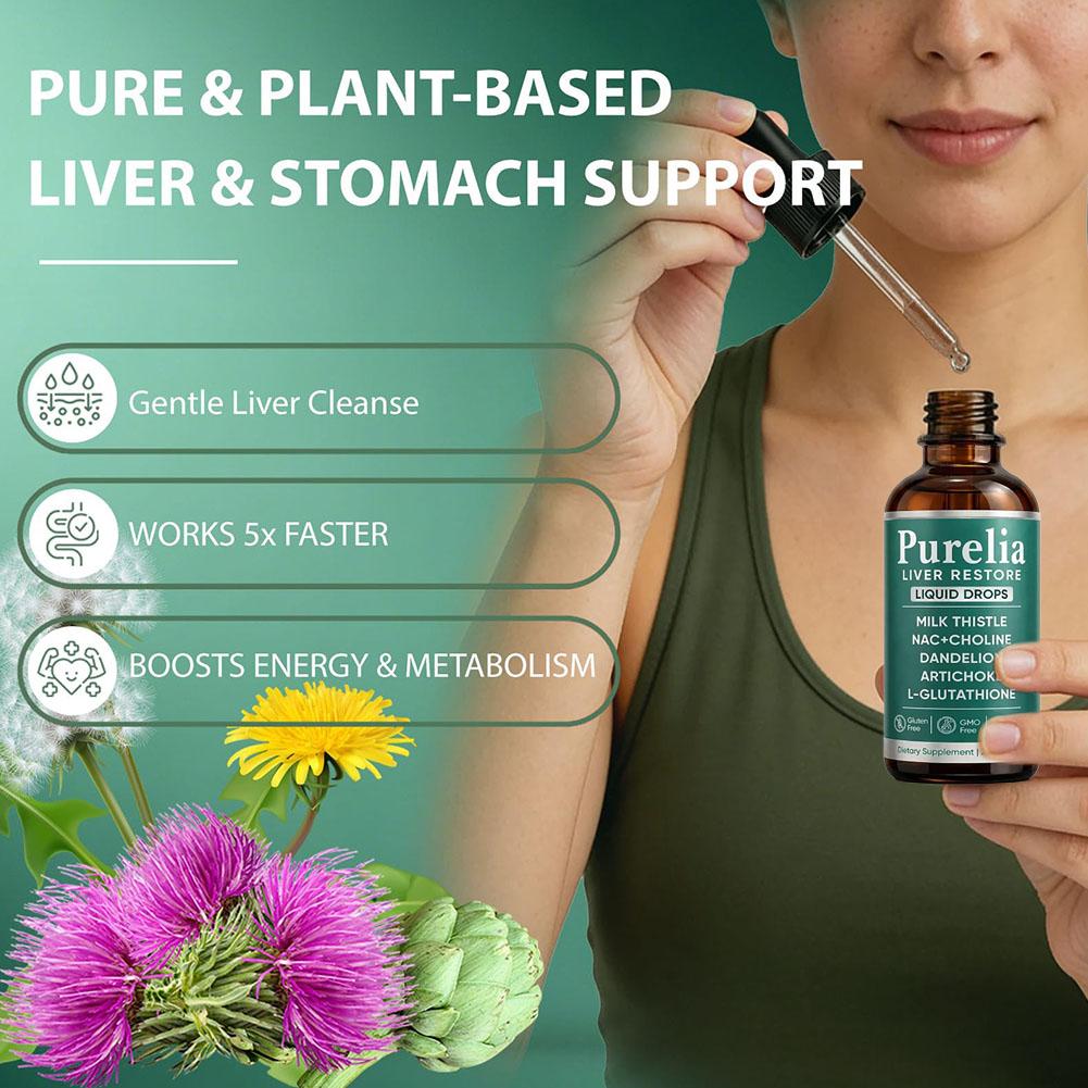 Purelia Liver Restore Liquid D - Herbal Wellness Formula review and price