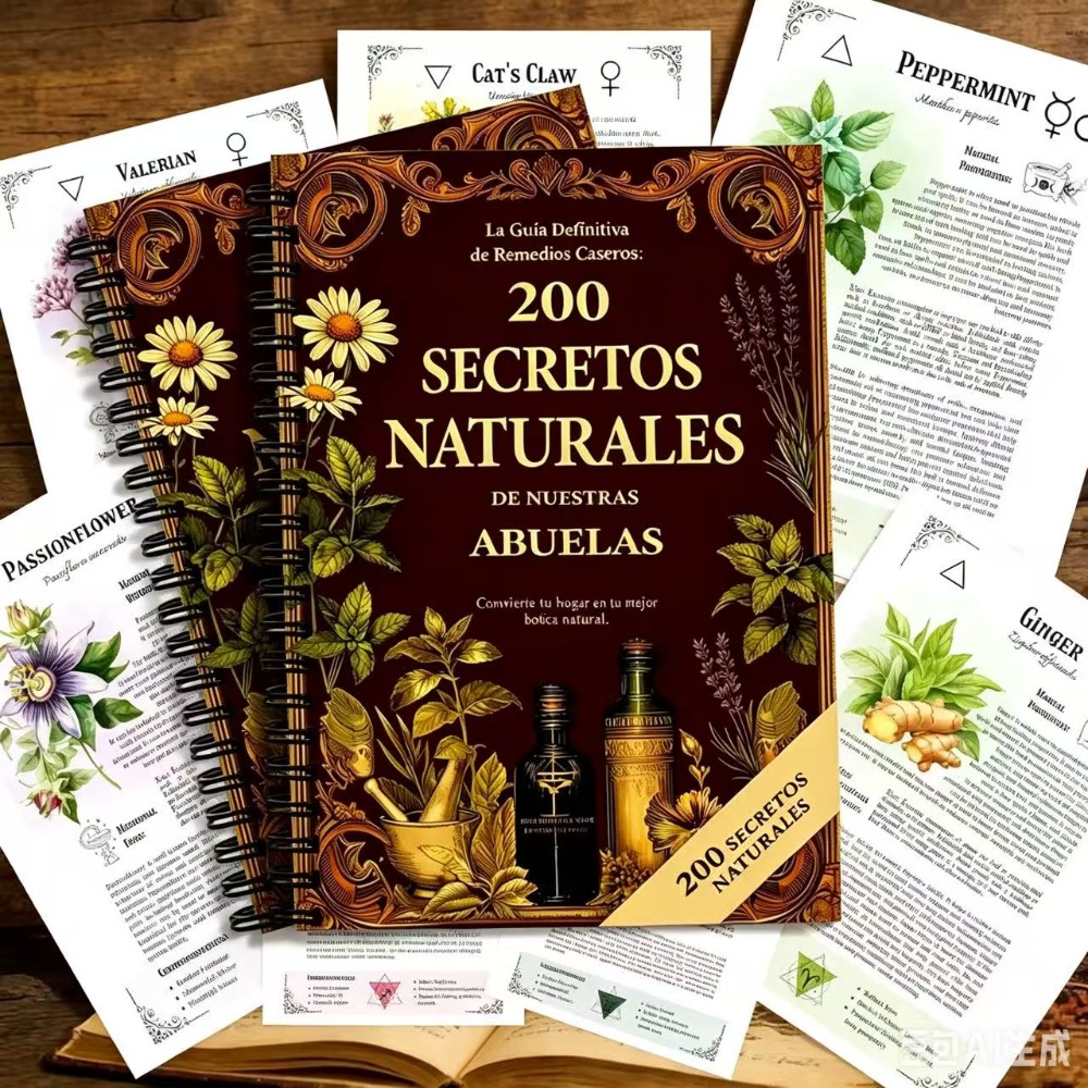 200 Natural Secrets A5 Spanish - Herbal Wellness For You review and price