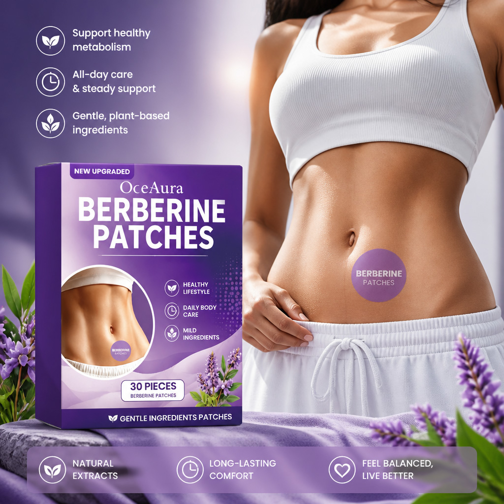 OceAura Berberine Care Patches - Herbal Wellness Formula review and price