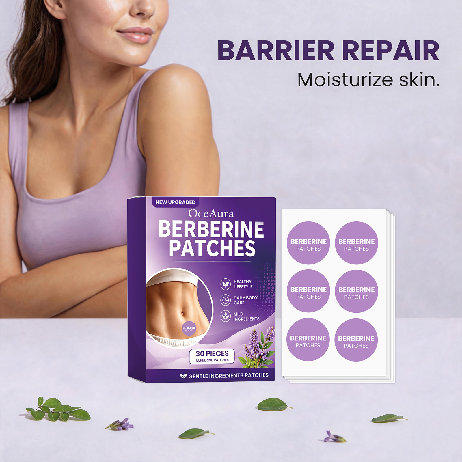 OceAura Berberine Care Patches - Herbal Wellness Formula review and price